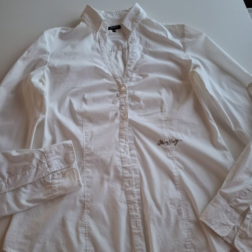 Miss Sixty Shirt L white used, fitted with button closure