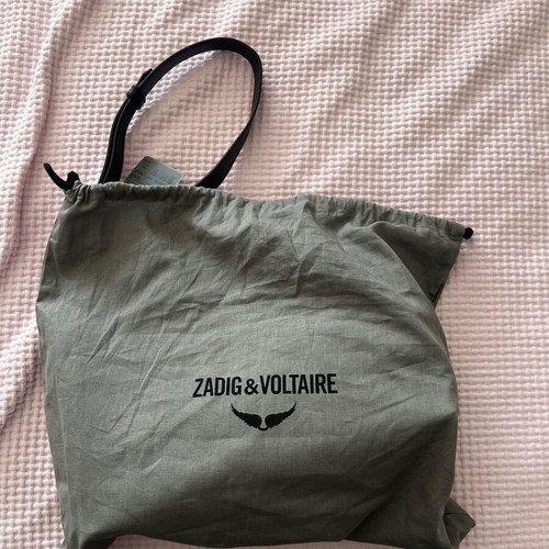 Zadig Voltaire Punk Grained Leather Shoulder Bag New With Tags
