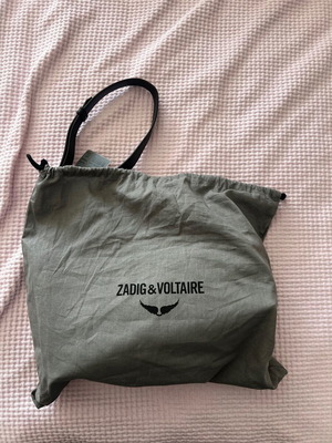 Zadig Voltaire Punk Grained Leather Shoulder Bag New With Tags