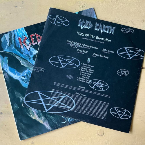 Iced Earth Night of the Stormrider LP used, metal