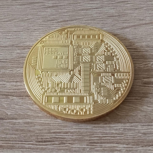 Bitcoin token commemorative medal like new, set of 3 pieces