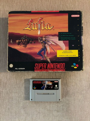Lufia Big Box Super Nintendo SNES употребяван