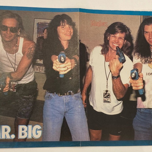 MR BIG Poster from magazine ΜΠΛΕΚ In good condition Price 4 Euros