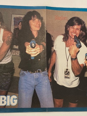 MR BIG Poster from magazine ΜΠΛΕΚ In good condition Price 4 Euros