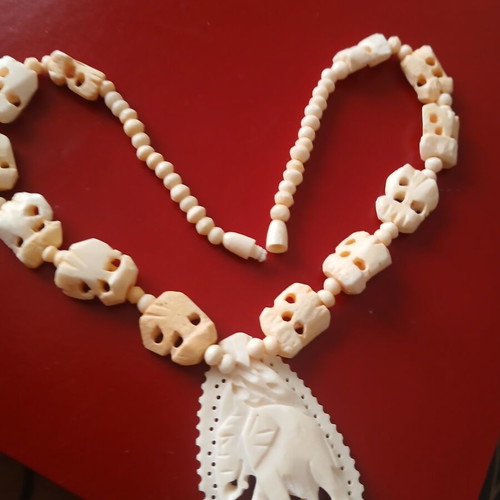 Necklace from camel bone, 40 cm, like new