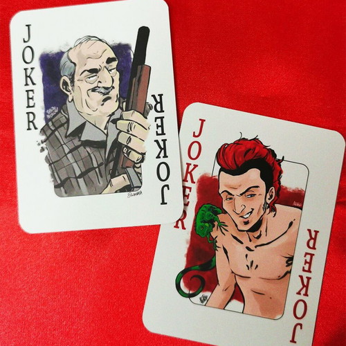 Greek TV Series Illustrated Collectible Playing Cards