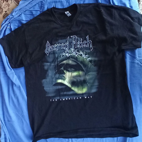 Sacred Reich The American Way T-Shirt XL like new, Gildan