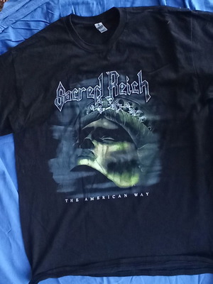 Sacred Reich The American Way T-Shirt XL like new, Gildan
