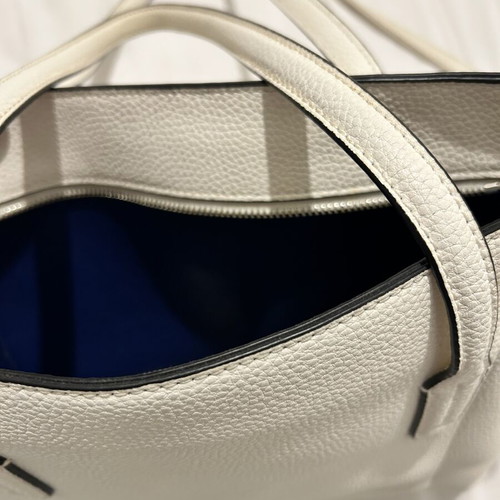 DKNY shoulder bag like new, ivory leather