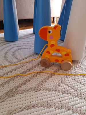 Συρόμενο παιχνίδι καμηλοπάρδαλη της took toys μεταχειρισμένο