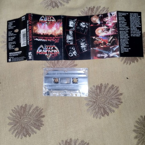 Lizzy Borden The Murderess Metal Road Show Live 1985 cassette like new