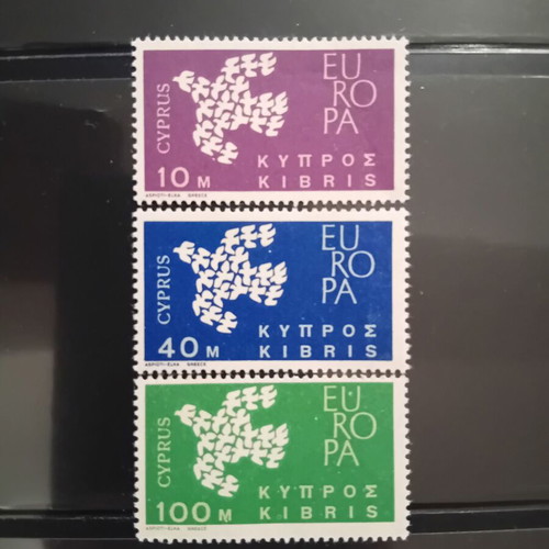 1962 Cyprus Europa CEPT Stamps Mint Never Hinged