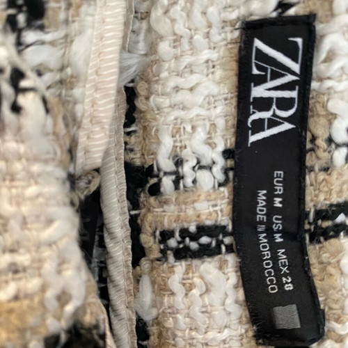 Zara tweed shorts size M 38 10