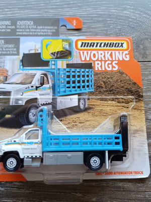 Working Rigs GMC 3500 Attenuator Truck toy new sealed