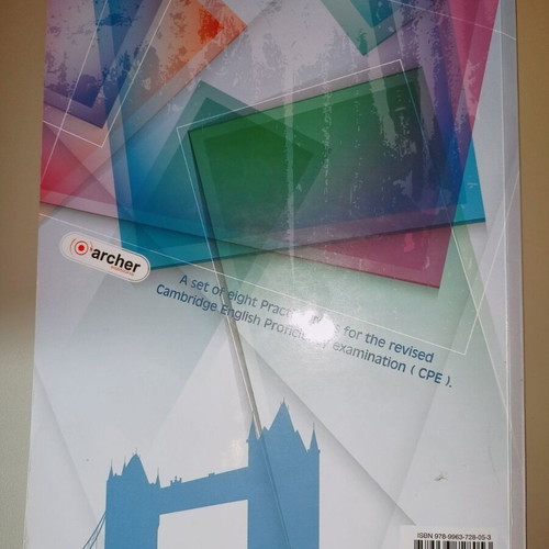 8 Practice Tests for the Cambridge English Proficiency pack of 3, like new