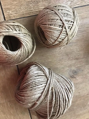 Set of 5 Twine and Thread Rolls for DIY and Crafts, New