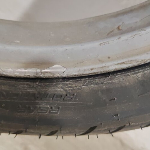 Yamaha Why 50cc rear wheel with tire