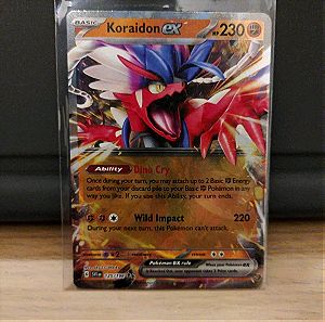 Pokemon scarlet & violet κάρτα Koraidon ex