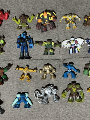 Gormiti collection of 94 figures used