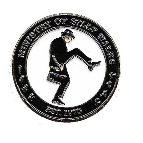 Monty Python Ministry of Silly Walks pin new