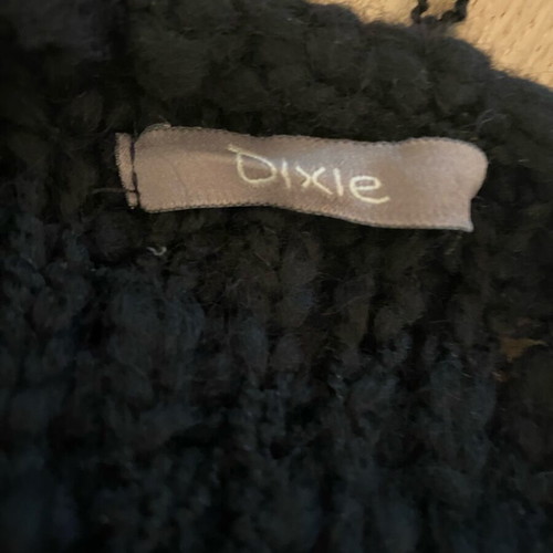 Dixie knitted vest with fringes black like new