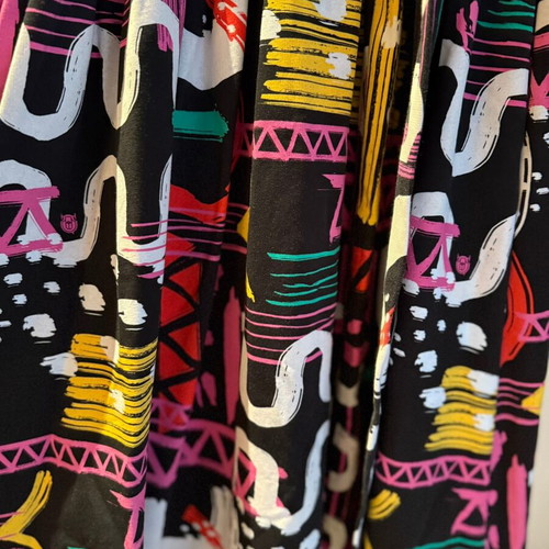 Jordan Karavan dress used, long cotton, colorful