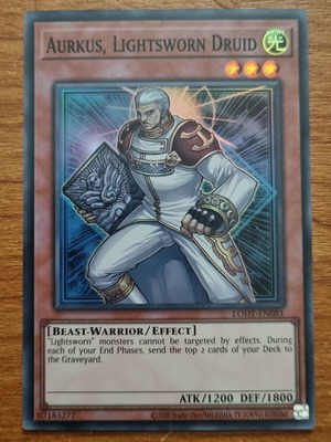 Aurkus, Lightsworn Druid LODT (Reprint) Near Mint