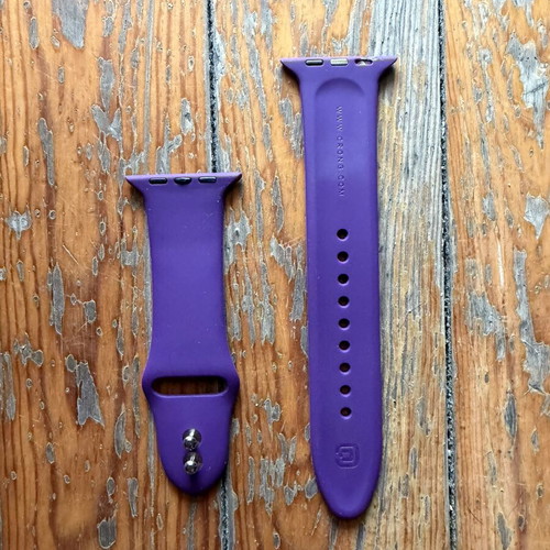 Crong Apple Watch Liquid Strap silicone plum, like new
