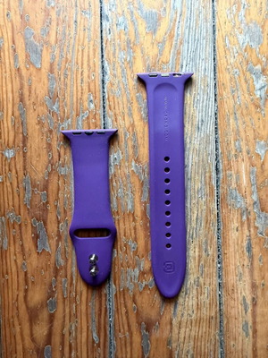 Crong Apple Watch Liquid Strap silicone plum, like new