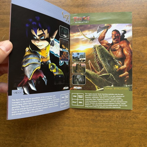 Acclaim 2002 Release booklet like new