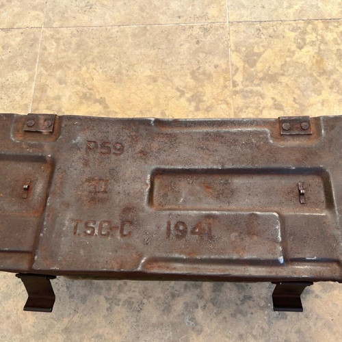 Metal ammunition box used, WW2 1941