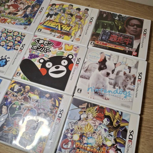 Nintendo 3DS комплект японски игри като нов, само на японски език