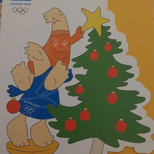 Athens 2004 greeting cards new, pack of 9 pieces