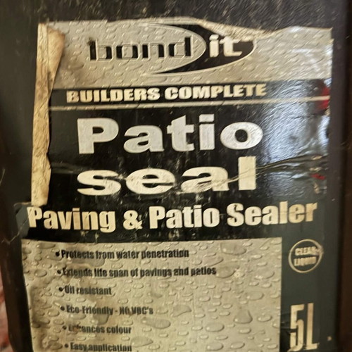 Bond It Patio Seal 5L acrylic waterproofing liquid new