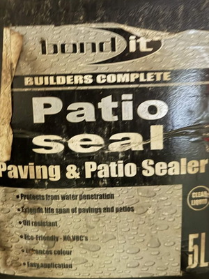 Bond It Patio Seal 5L acrylic waterproofing liquid new