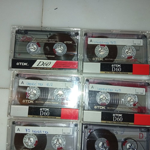 Cassette tapes used, pack of 12 with TDK and Sony