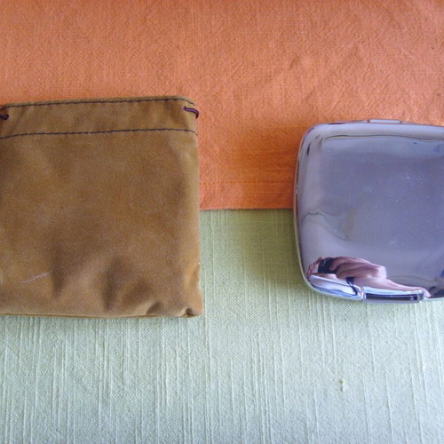 Vintage women's mirror with light new