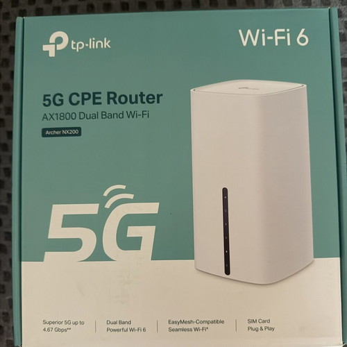 TP-LINK Archer NX200 v2 5G Wi-Fi 6 Router with 2 Gigabit Ports