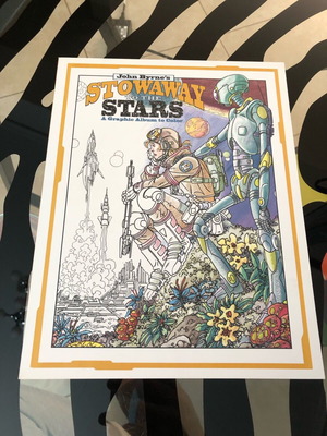 Stowaway to the Stars graphic novel new, oversized softcover