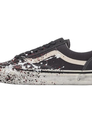 Vans Premium Old Skool Unisex Shoes black white new