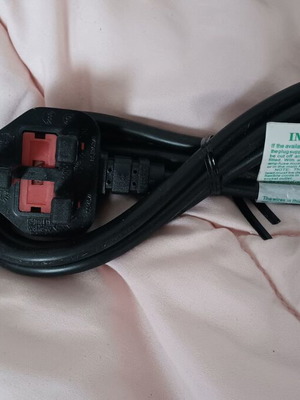 Power cable for computer adapter UK and Cyprus new