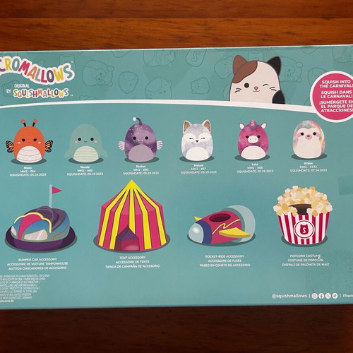 Micromallows set of 10 plush 6cm Squishmallows with accessories new