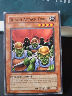 Yu-Gi-Oh Goblin Attack Force RPO2 card used