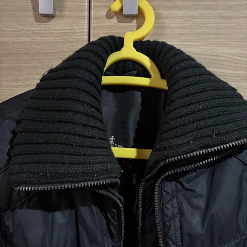Women's long jacket used, size M, black Splendid