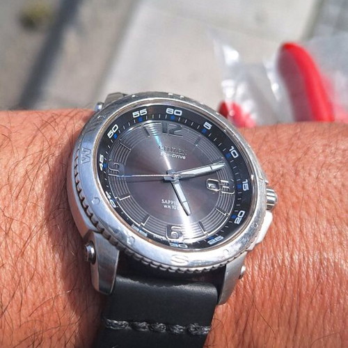 Citizen Marinaut Eco Drive Solar Watch used, sapphire, inox, 10ATM