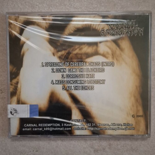 Carnal Redemption Cerebral Chaos CD new, metal