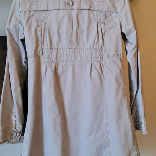 Trench coat used, gray, size M