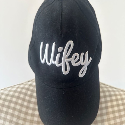 Wifey black women's baseball cap used