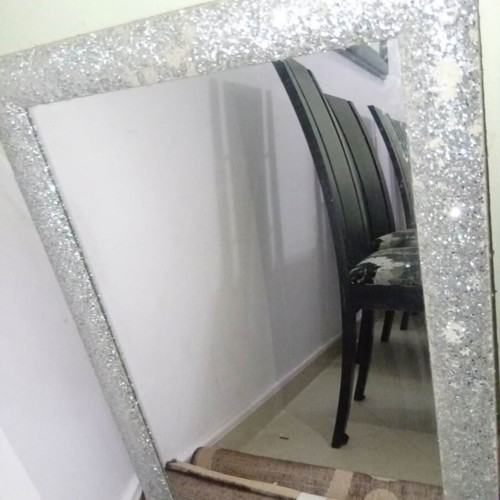 Mirror with rhinestones, slightly used, 80x60 cm horizontal