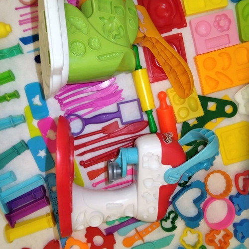 Play-Doh set used, with non-working figure included